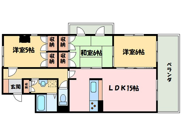 アーバンコート高木の物件間取画像